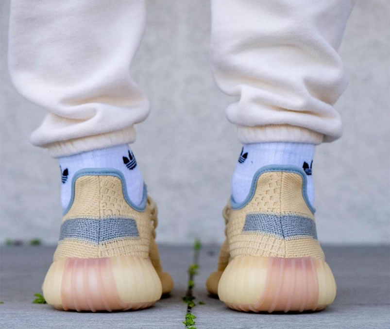 Adidas Yeezy Boost 350 V2 Linen 2020 Reflective On Feet Release Date Fy5158 (8) - newkick.vip