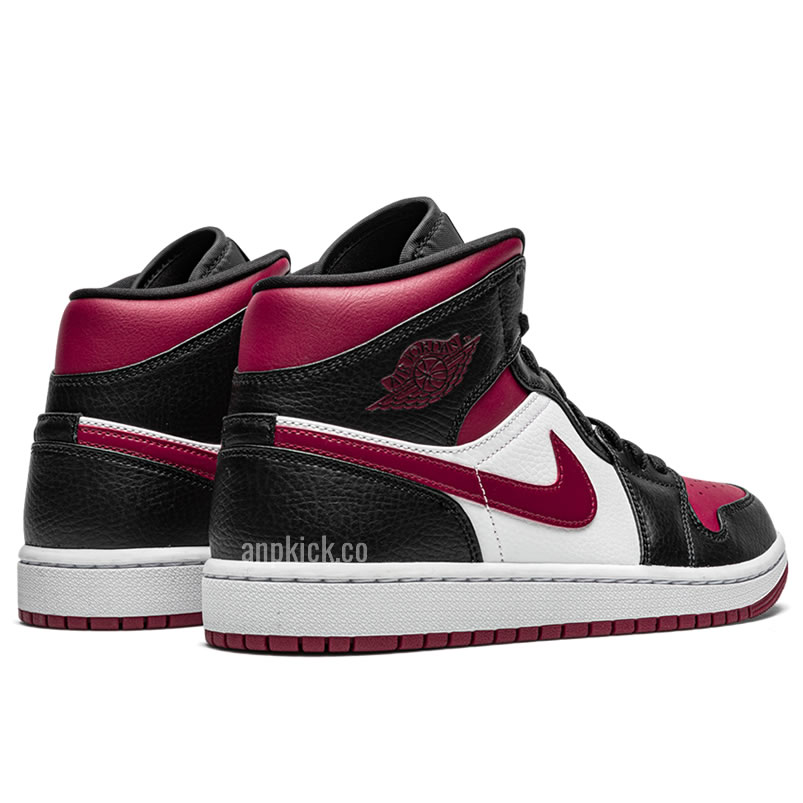 Air Jordan 1 Mid Bred Toe 554724 066 New Release Date (3) - newkick.vip