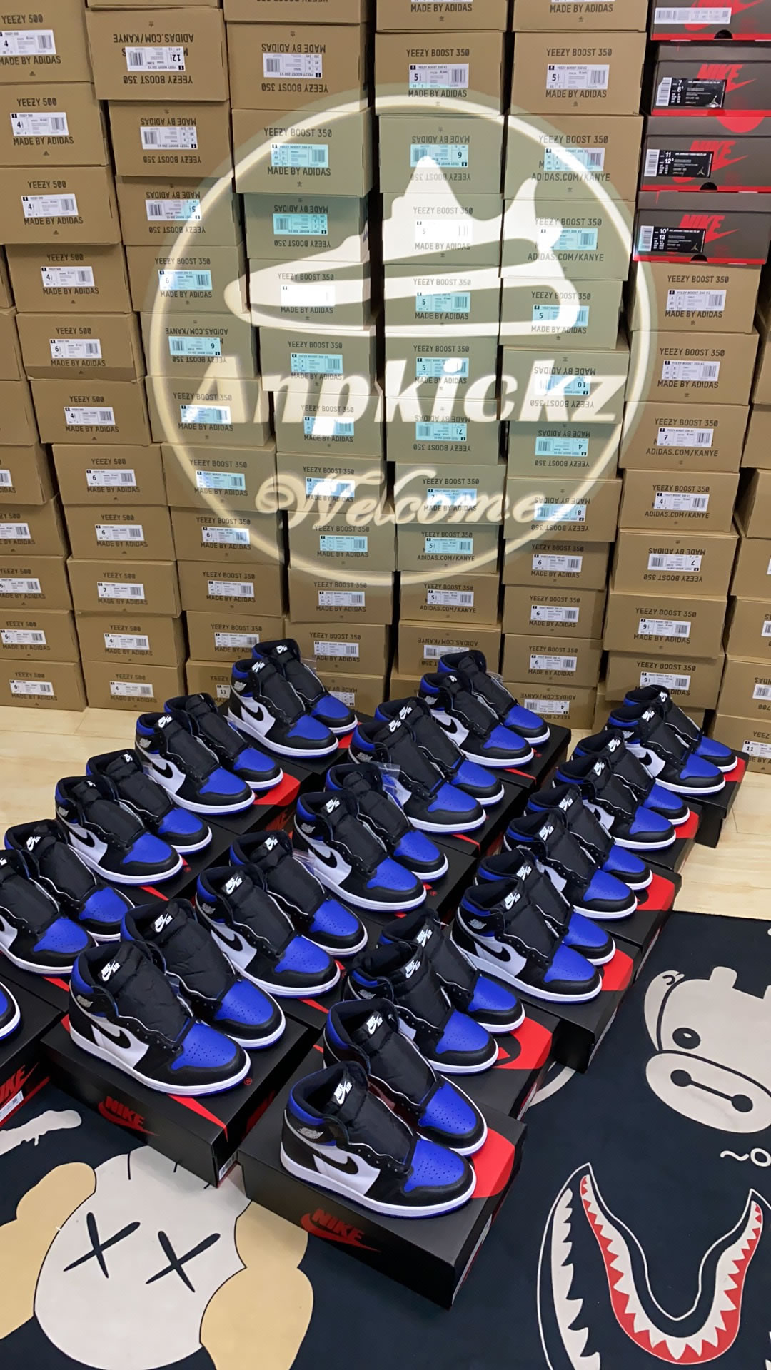 2020 Air Jordan 1 Retro High Og Royal Toe Royal Blue 555088 041 (1) - newkick.vip