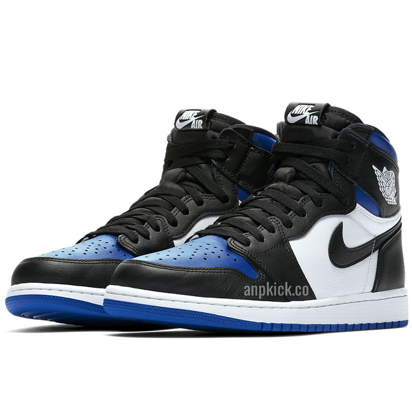 Air Jordan 1 Retro High Og Royal Toe 2020 Royal Blue Black 555088 041 (3) - newkick.vip