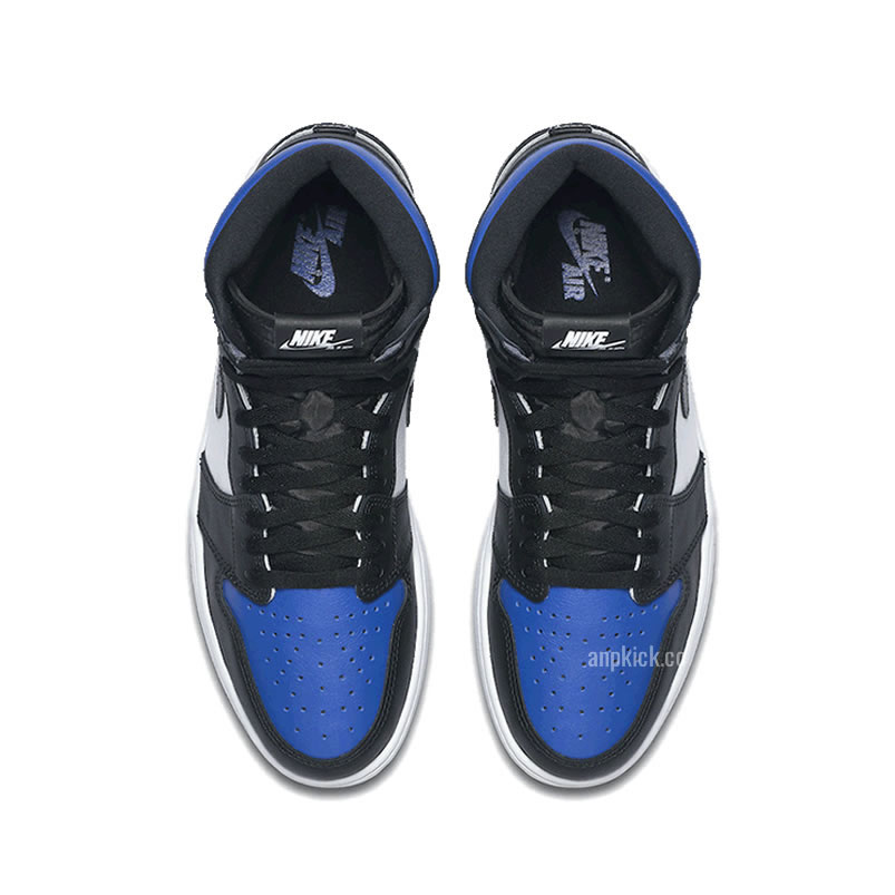 Air Jordan 1 Retro High Og Royal Toe 2020 Royal Blue Black 555088 041 (4) - newkick.vip