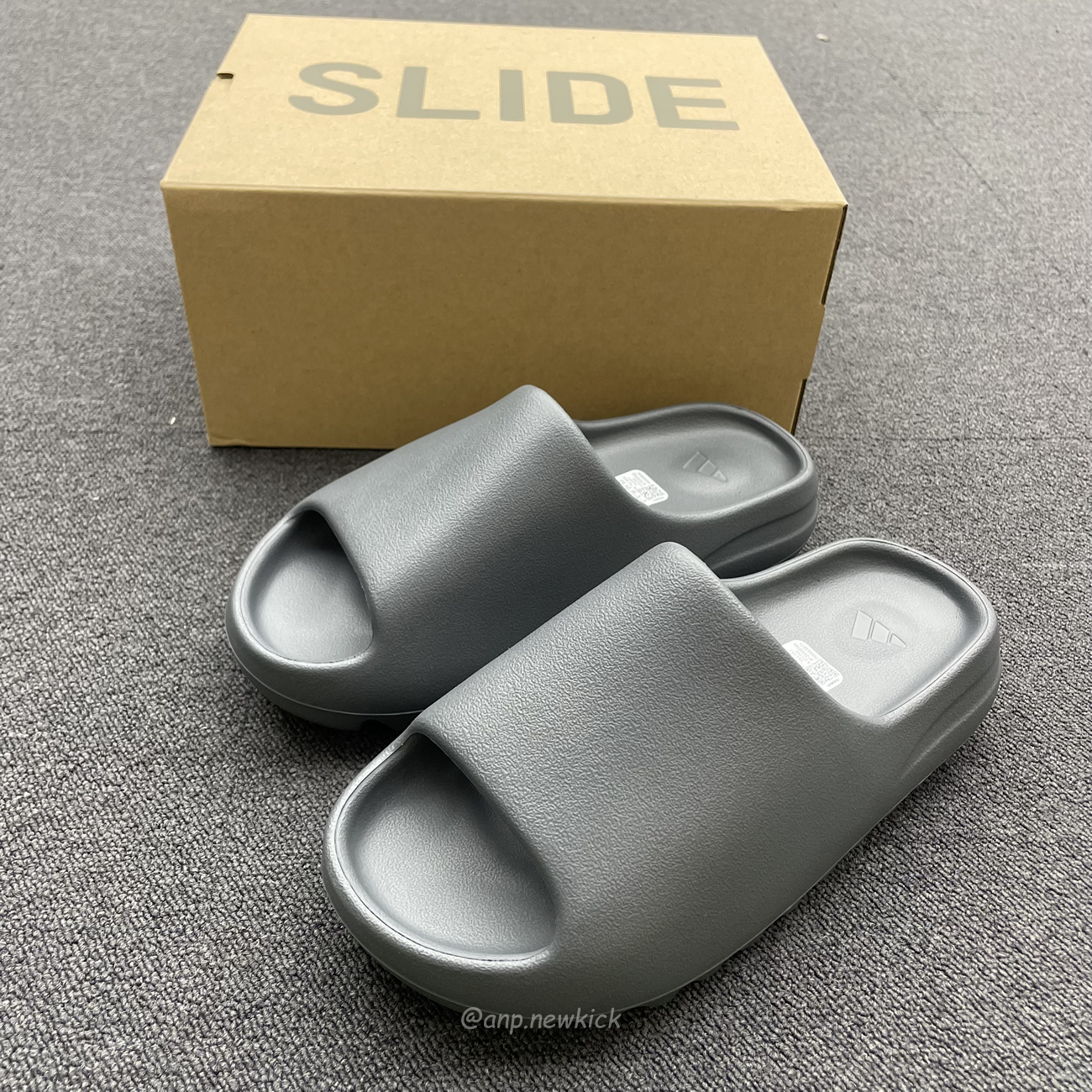 Adidas Yeezy Slide Slate Grey Id2350 (2) - newkick.vip