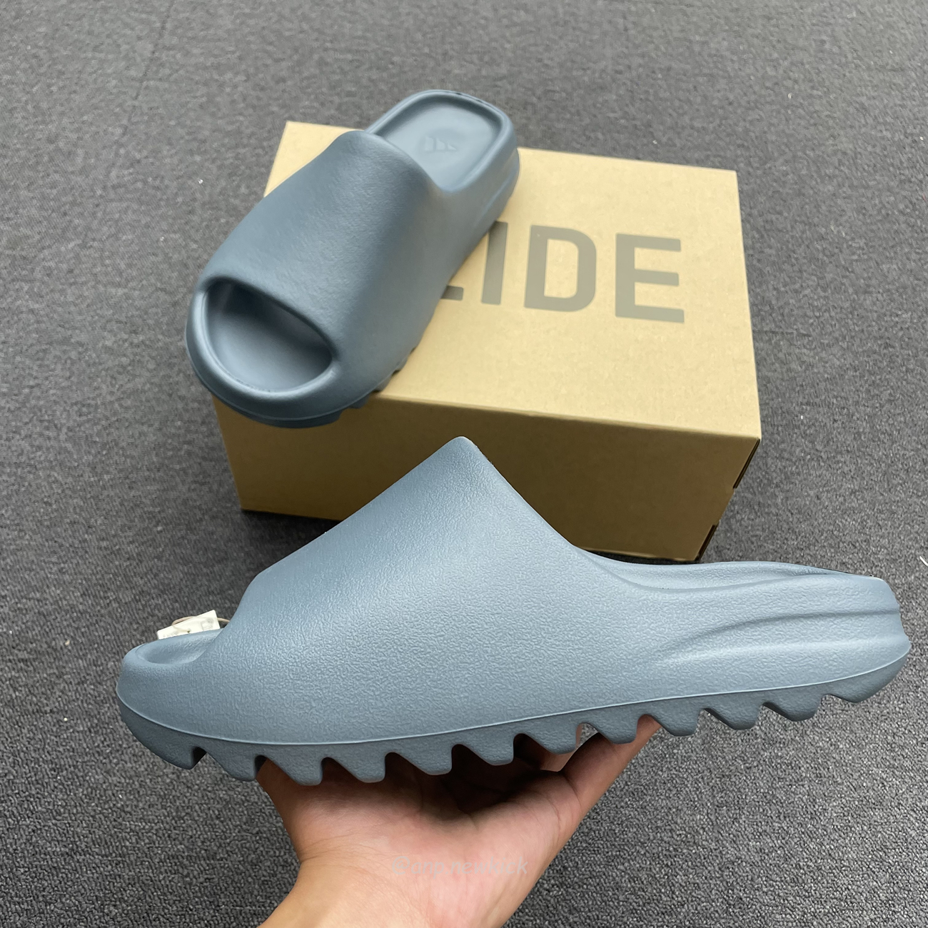 Adidas Yeezy Slide Slate Marine Id2349 (5) - newkick.vip