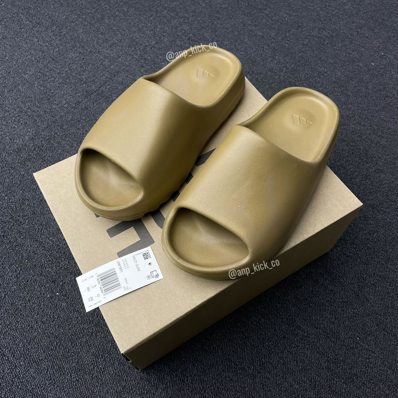 Adidas Yeezy Slider Ochre Anpkick Gw1931 (1) - newkick.vip