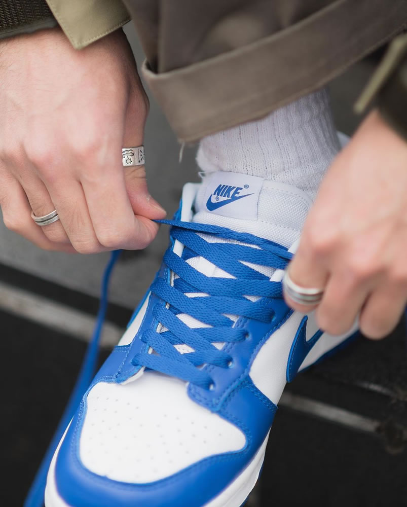 Nike Sb Dunk Low Sp Kentucky Varsity Royal Blue Cu1726 100 On Feet (3) - newkick.vip