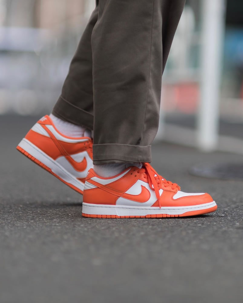 Nike Sb Dunk Low Sp Syracuse Orange Blaze Cu1726 101 On Feet (11) - newkick.vip