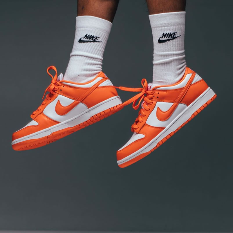 Nike Sb Dunk Low Sp Syracuse Orange Blaze Cu1726 101 On Feet (13) - newkick.vip