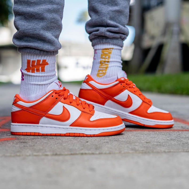 Nike Sb Dunk Low Sp Syracuse Orange Blaze Cu1726 101 On Feet (2) - newkick.vip