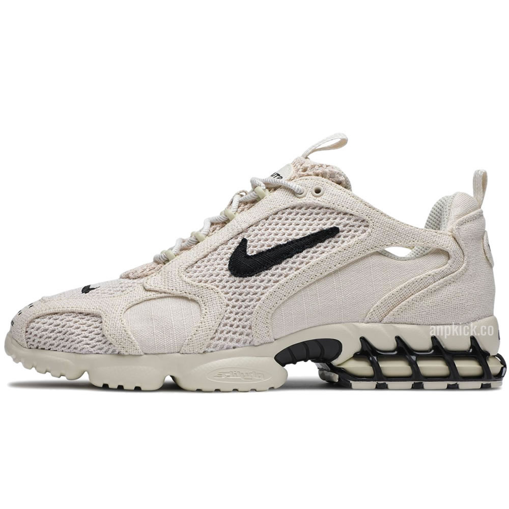 Stussy Nike Air Zoom Spiridon Caged 2 Fossil Cq5486 200 Release Date (1) - newkick.vip