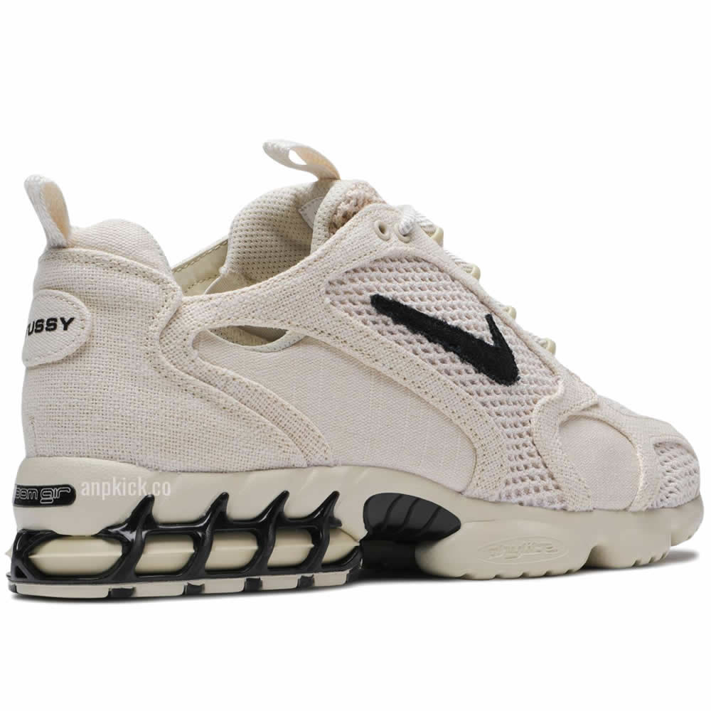 Stussy Nike Air Zoom Spiridon Caged 2 Fossil Cq5486 200 Release Date (4) - newkick.vip