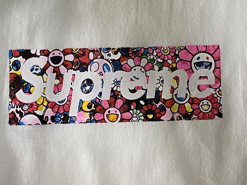 Supreme Covid 19 Relief Box Logo Tee T Shirt Takashi Murakami Kaikai Kiki Flower Skulls (12) - newkick.vip