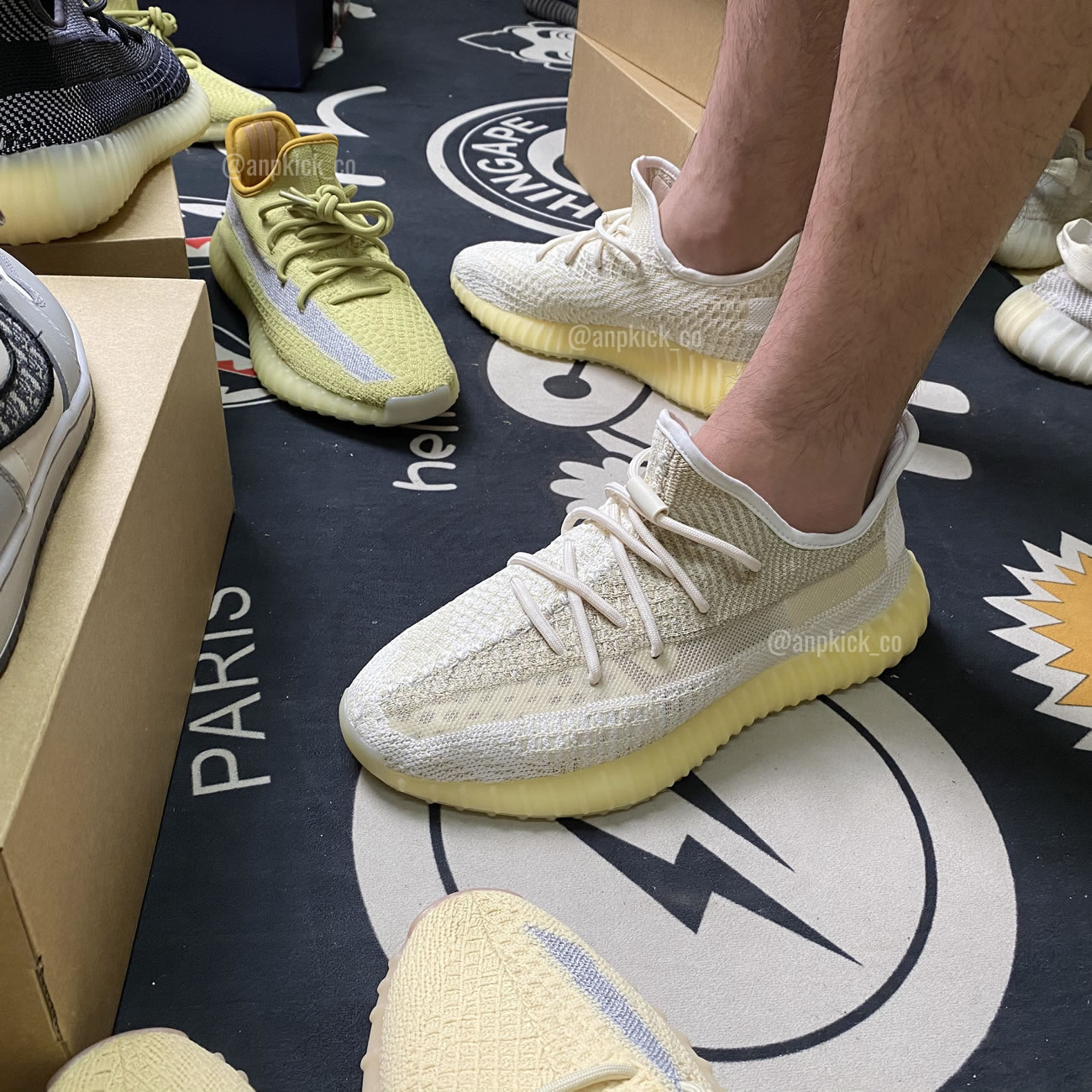 Adidas Yeezy Boost 350 V2 Abez Fz5246 Anpkick First On Feet First Look (4) - newkick.vip