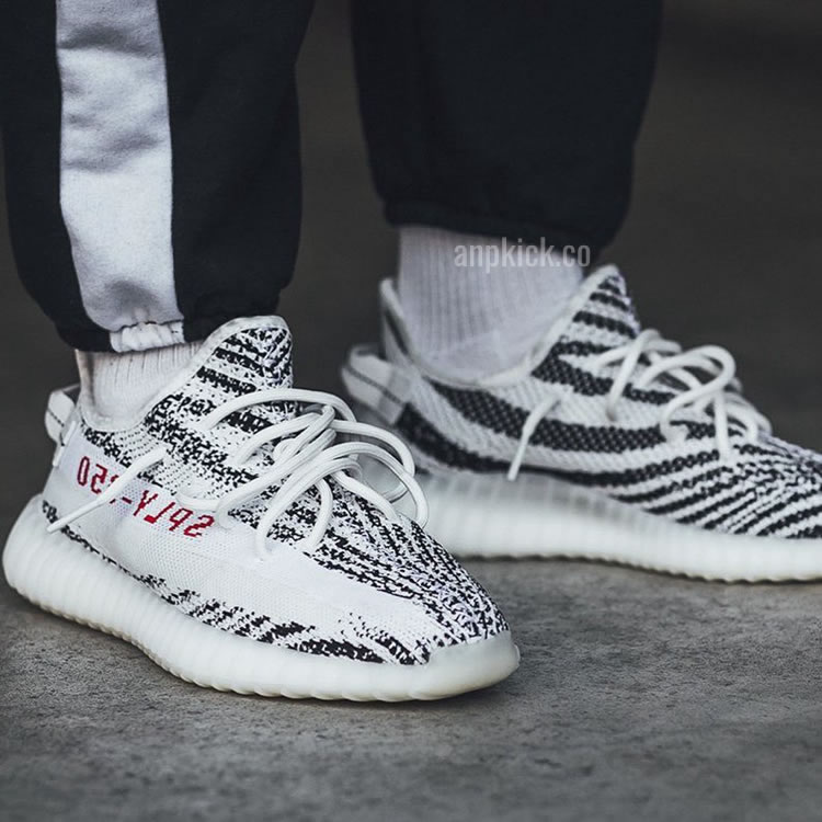 Adidas Yeezy Boost 350 V2 Zebra 2020 Restock Cp9654 Release Date On Feet (1) - newkick.vip