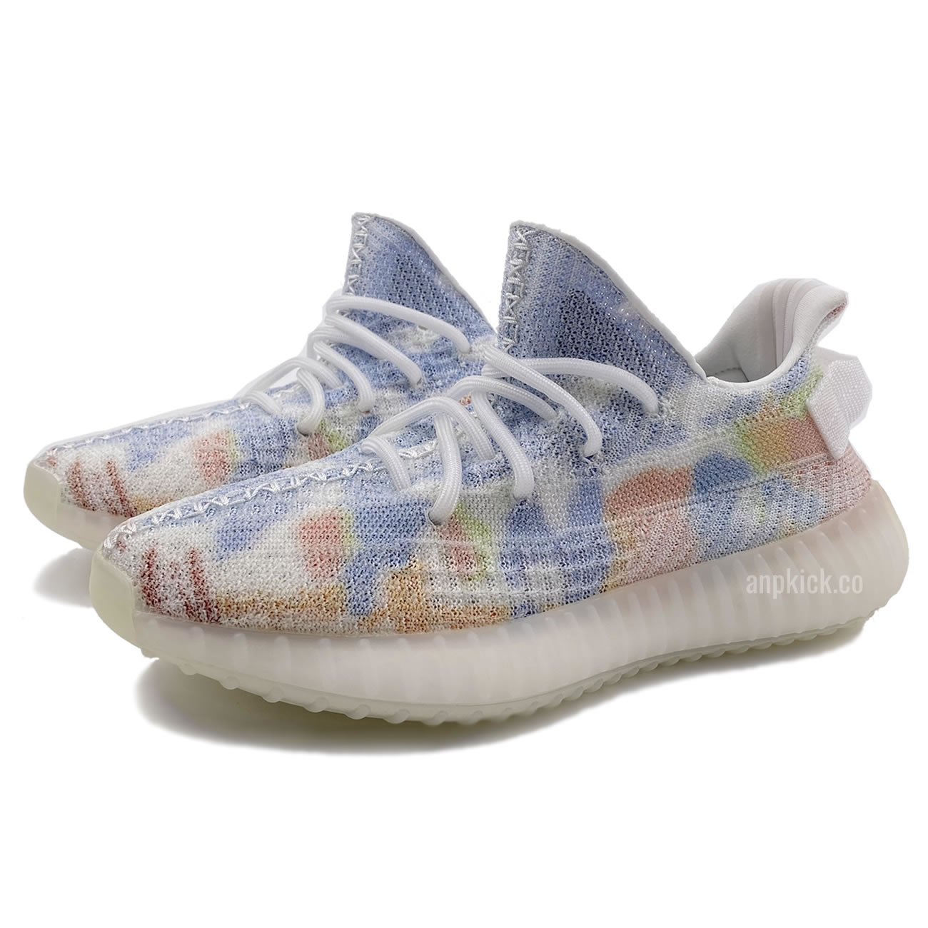 New Custom Yeezy Boost 350 V2 Colorful For Sale (3) - newkick.vip