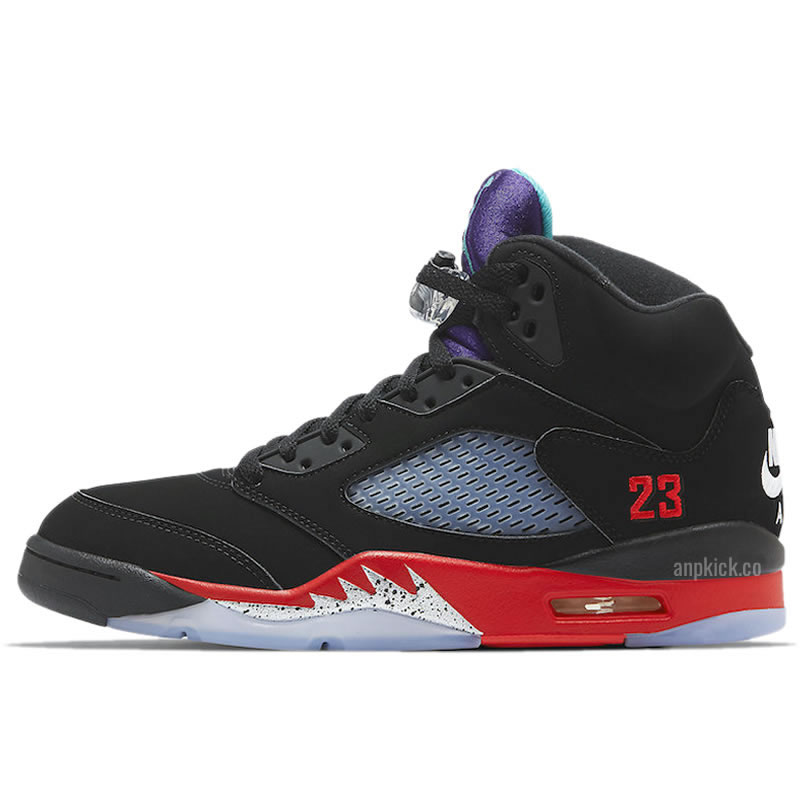 Air Jordan 5 Top 3 Black Fire Red New Release Date Cz1786 001 (1) - newkick.vip