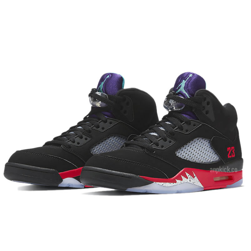 Air Jordan 5 Top 3 Black Fire Red New Release Date Cz1786 001 (3) - newkick.vip