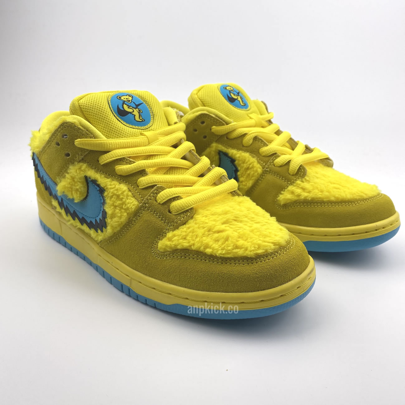 Grateful Dead Bears Nike Sb Dunk Low Yellow Bear Cj5378 700 (3) - newkick.vip