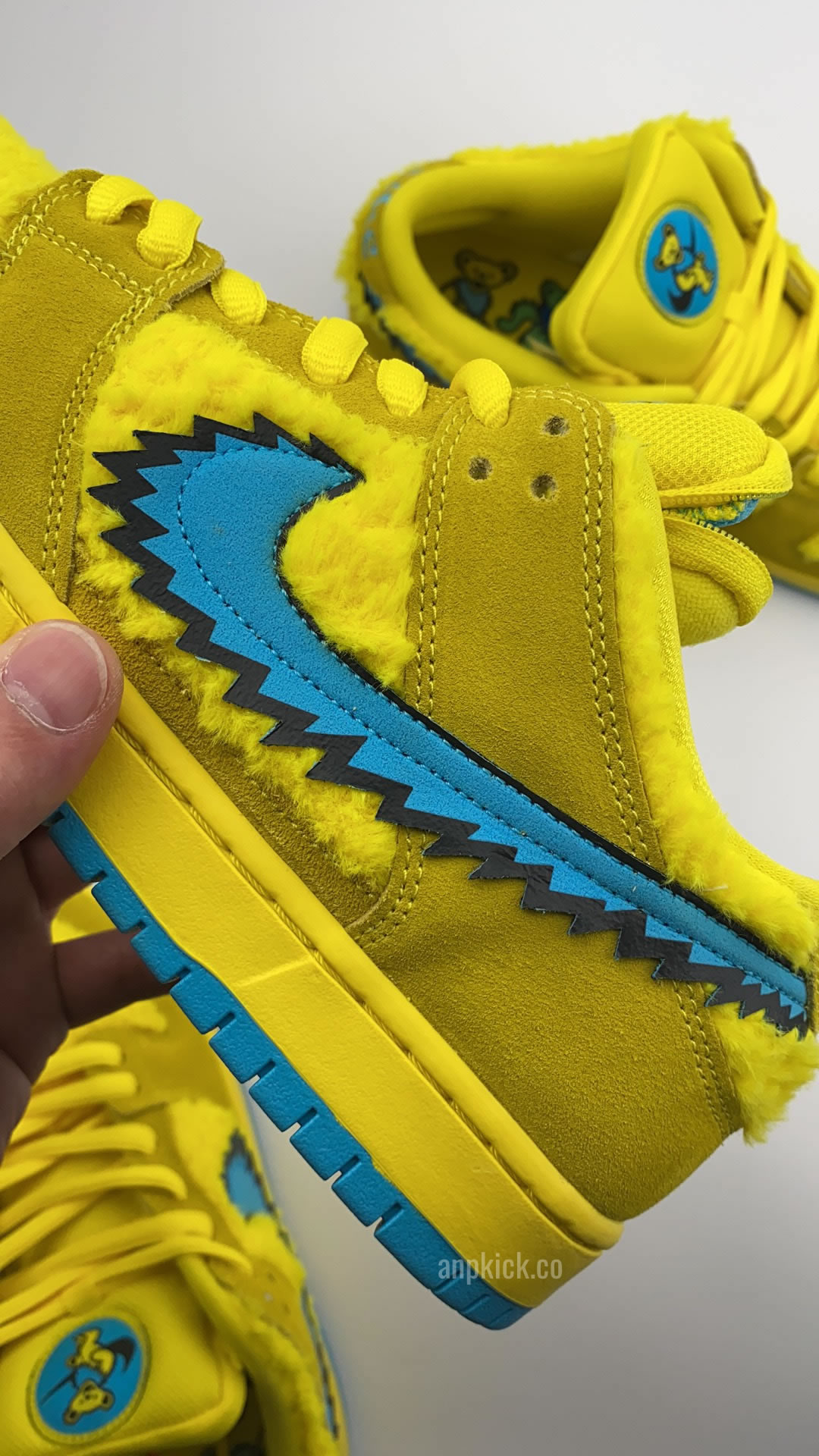 Grateful Dead Bears Nike Sb Dunk Low Yellow Bear Cj5378 700 (6) - newkick.vip