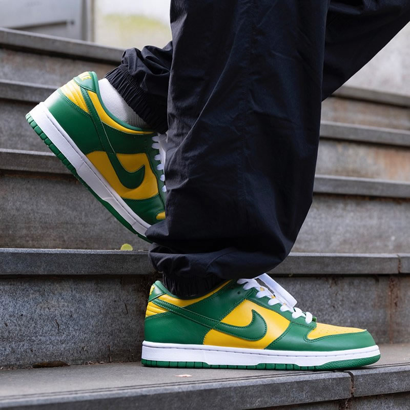 Nike Dunk Low Brazil On Feet Release Date For Sale Cu1727 700 (1) - newkick.vip