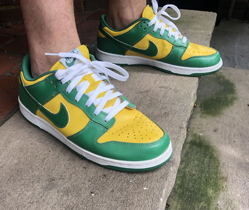 Nike Dunk Low Brazil On Feet Release Date For Sale Cu1727 700 (2) - newkick.vip