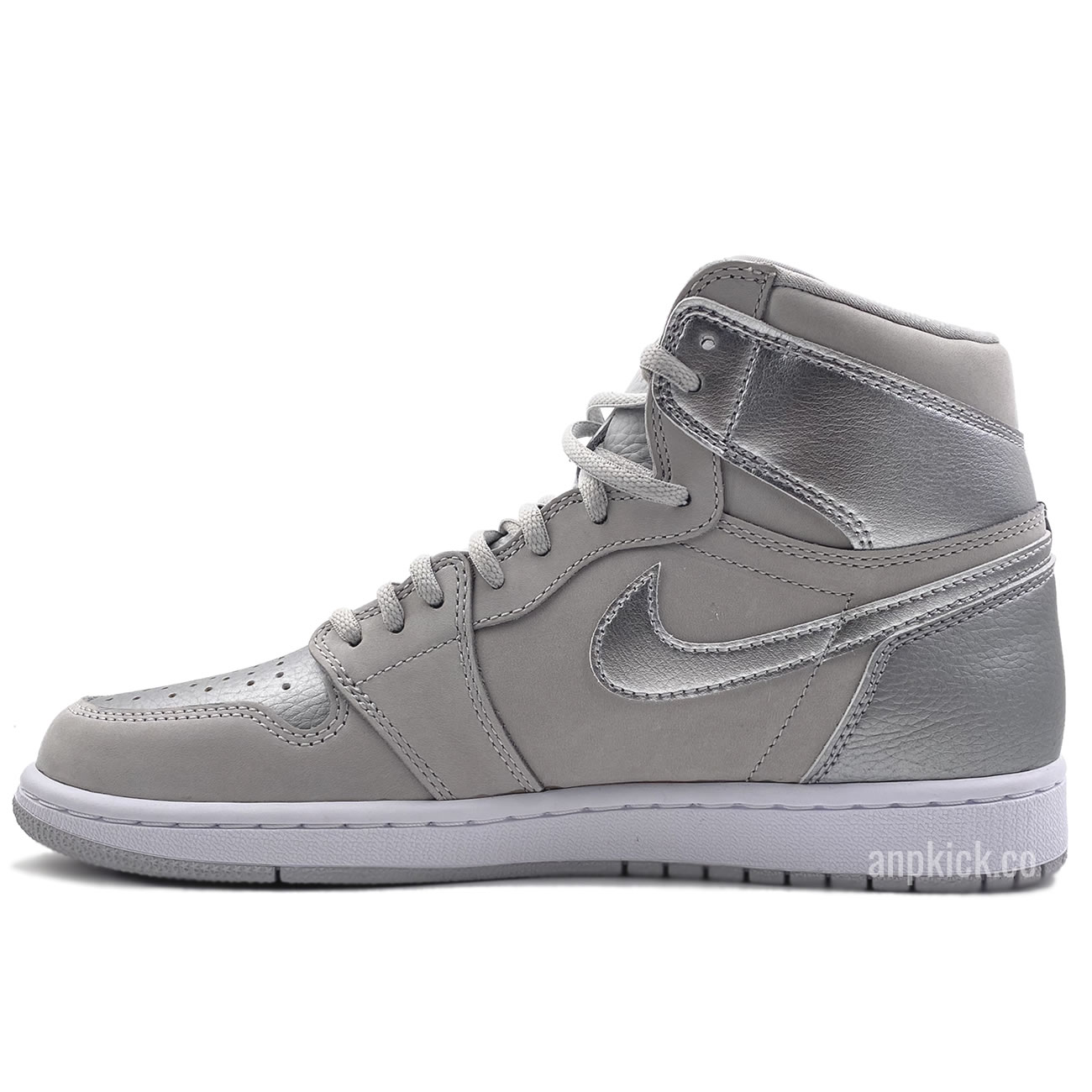 Air Jordan 1 Japan Exclusive Metallic Silver Neutral Grey 2001 2020 Dc1788 029 (2) - newkick.vip