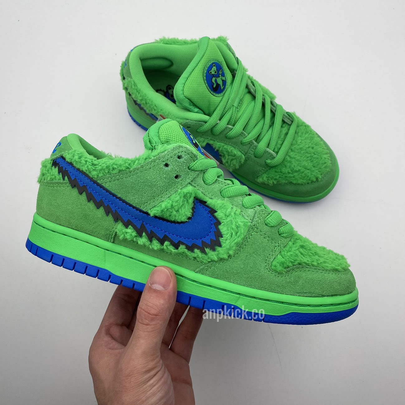 Grateful Dead Bears Nike Sb Dunk Low Green Bear Cj5378 300 (9) - newkick.vip