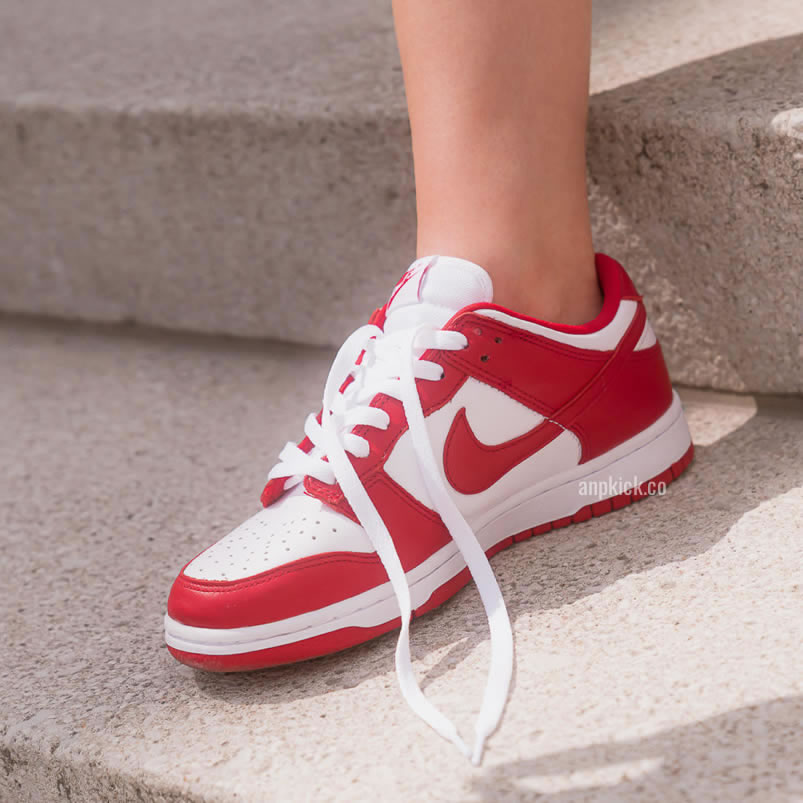 Nike Dunk Low Sp University Red On Feet 2020 Release Date Cu1727 100 (1) - newkick.vip