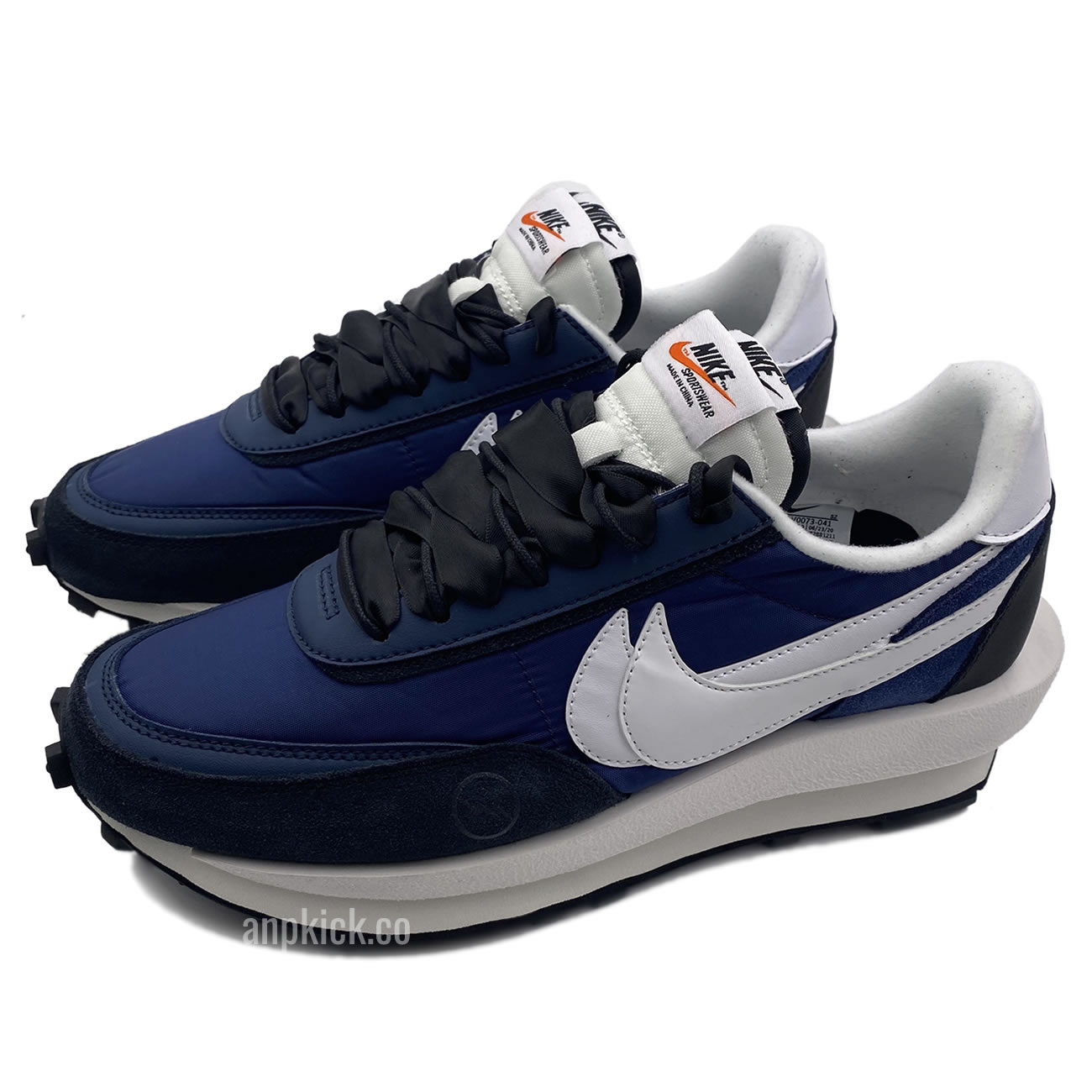 Sacai Fragment Design Nike Lvd Waffle Daybreak Navy Blue Black Bv0073 041 (2) - newkick.vip