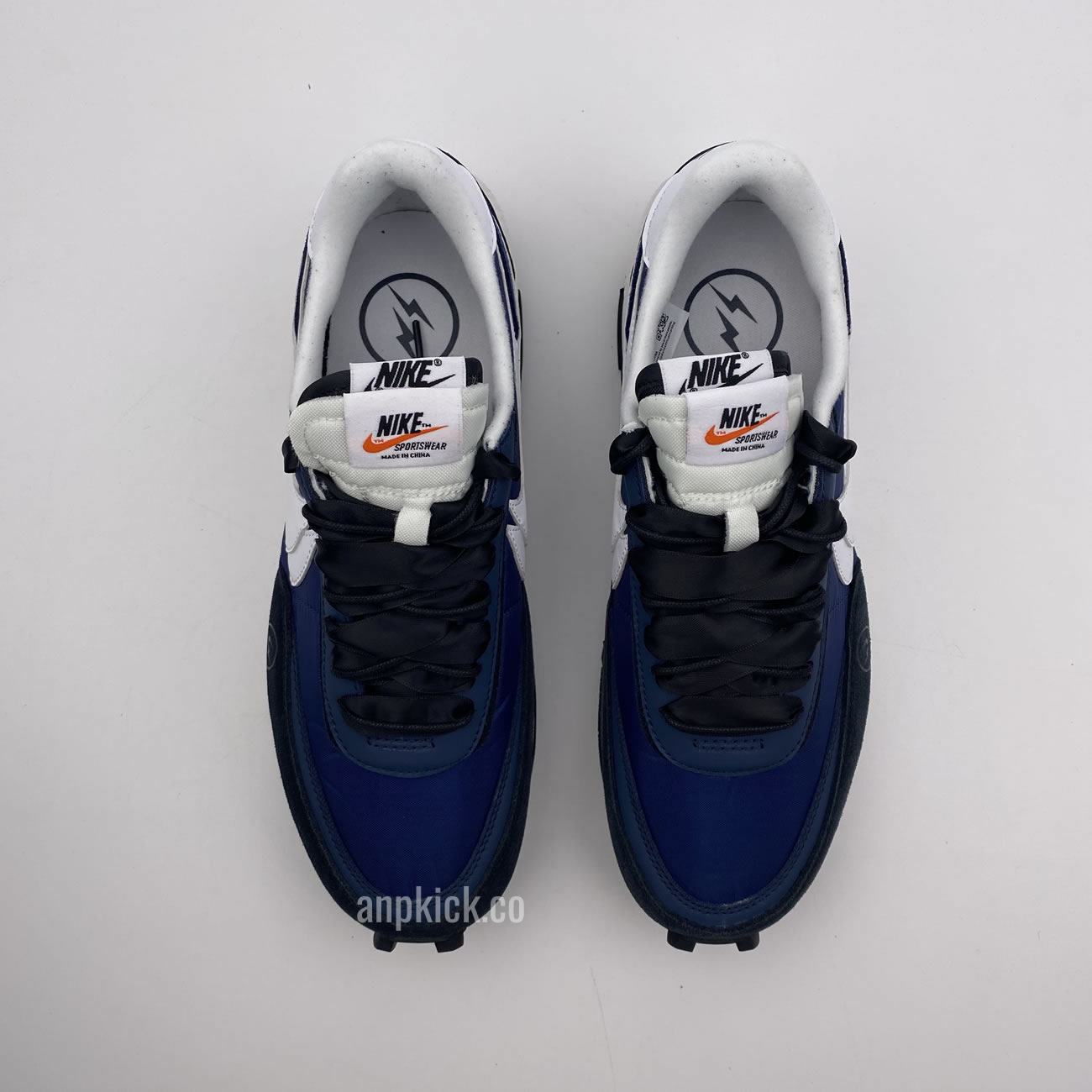 Sacai Fragment Design Nike Lvd Waffle Daybreak Navy Blue Black Bv0073 041 (4) - newkick.vip