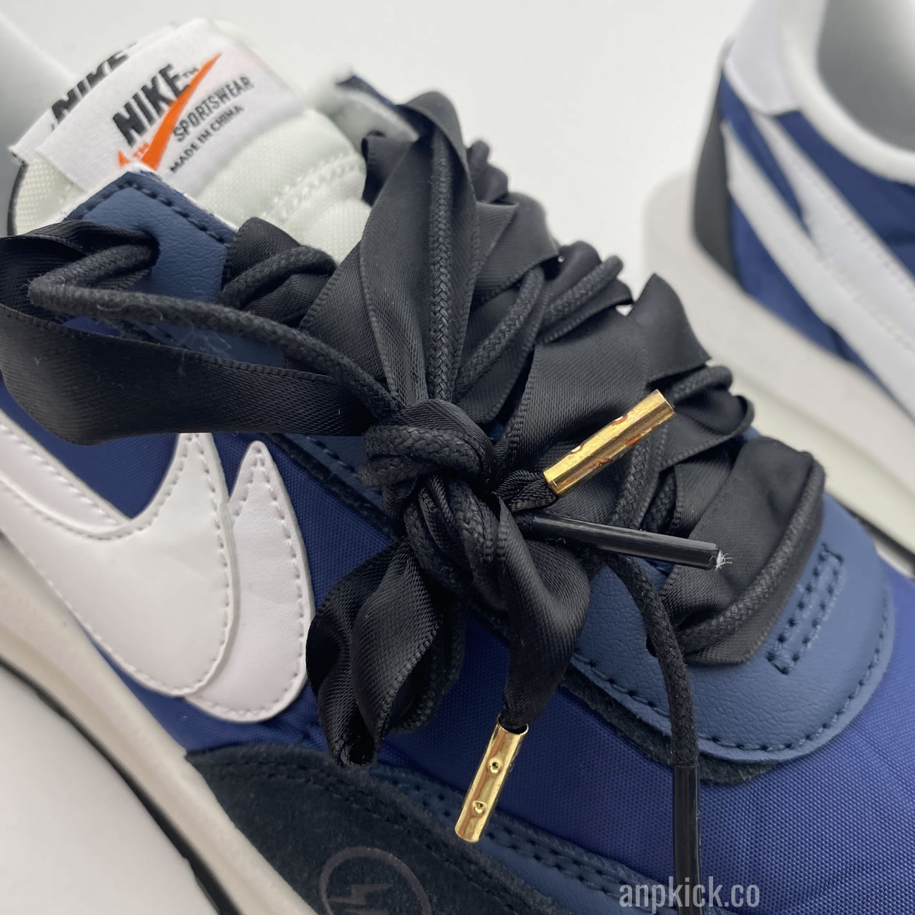 Sacai Fragment Design Nike Lvd Waffle Daybreak Navy Blue Black Bv0073 041 (5) - newkick.vip