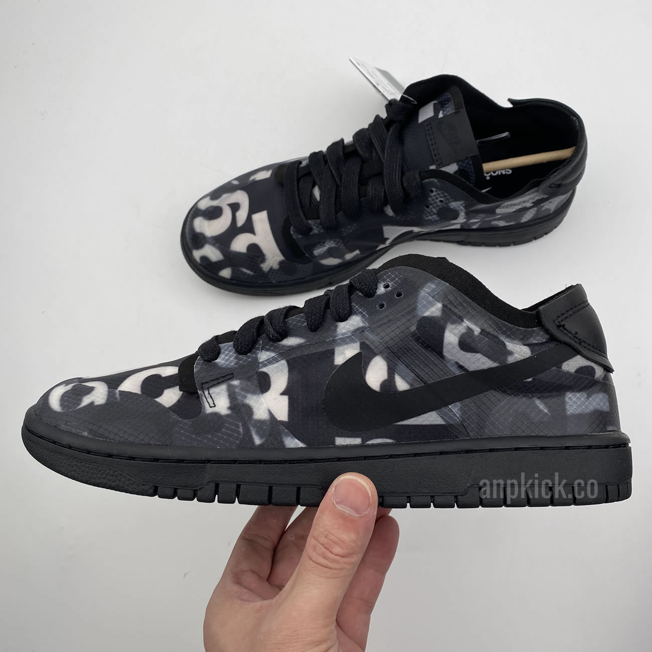 Comme Des Garcons Cdg Nike Dunk Low Black Cz2675 001 (13) - newkick.vip