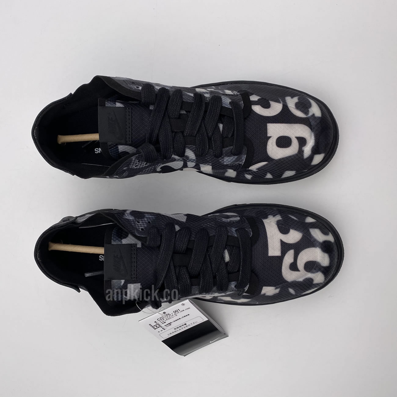 Comme Des Garcons Cdg Nike Dunk Low Black Cz2675 001 (5) - newkick.vip