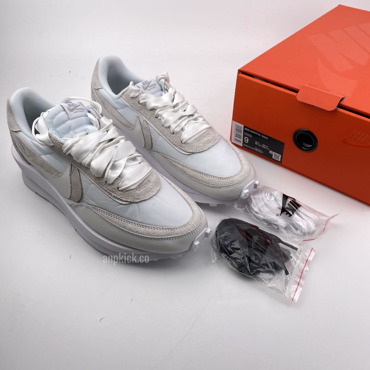 Sacai Nike Ld Waffle White Nylon Bv0073 101 (10) - newkick.vip