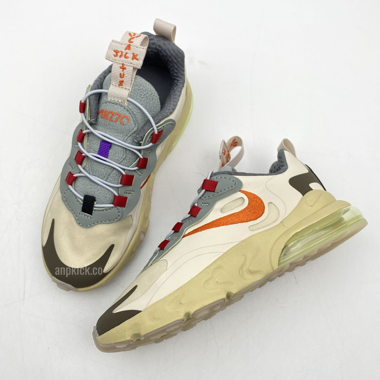 Nike Air Max 270 React Ps Travis Scott Cactus Trails Cv2414 200 (5) - newkick.vip