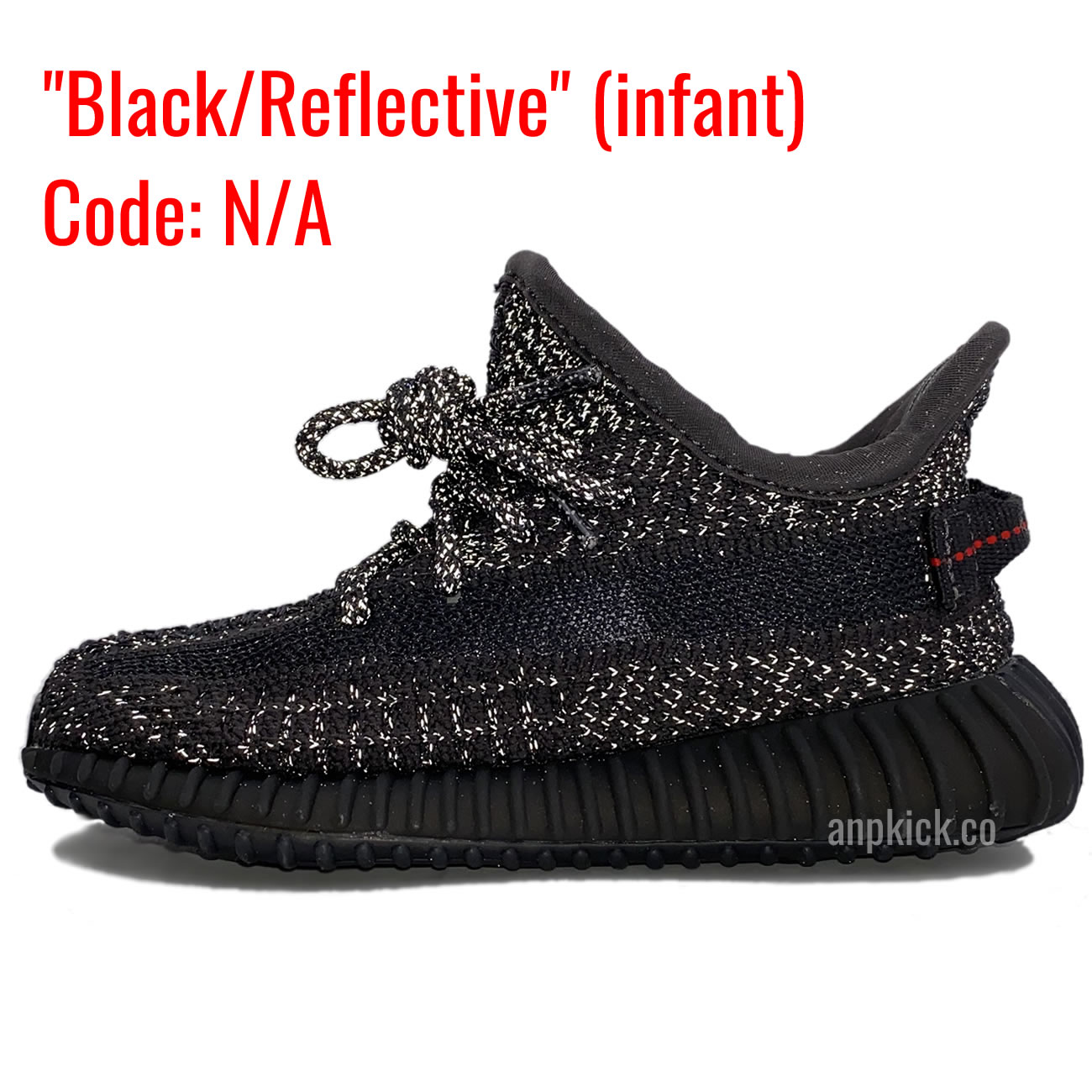 Infants Black Reflective  - newkick.vip