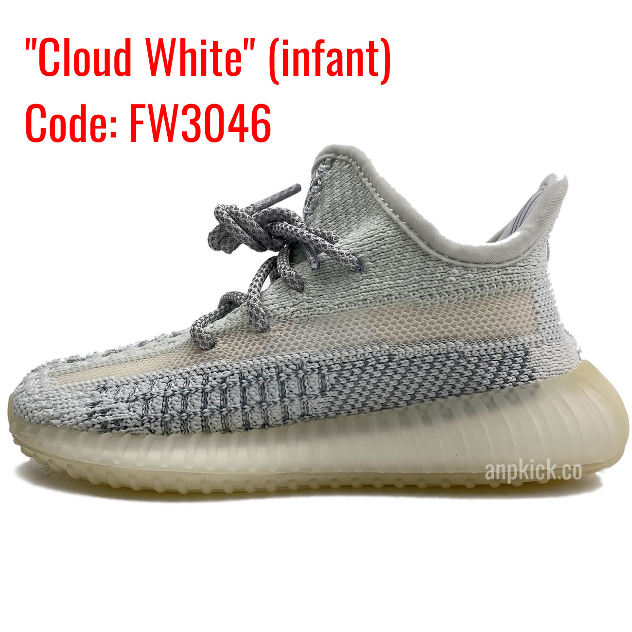 Infants Cloud White Fw3046 - newkick.vip