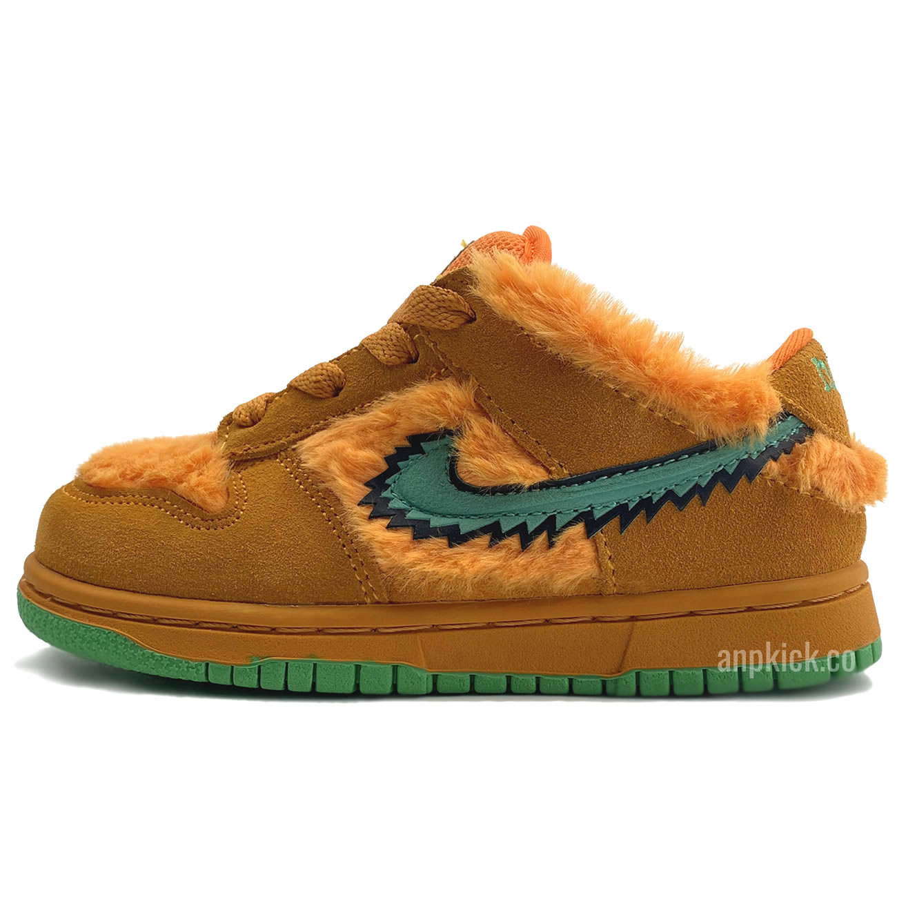 Kids Childrens Grateful Dead Bears Nike Sb Dunk Low Orange Bear Cu1727 103 (1) - newkick.vip