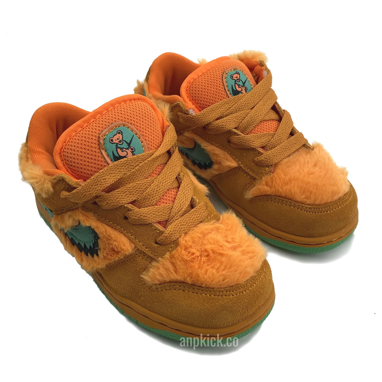 Kids Childrens Grateful Dead Bears Nike Sb Dunk Low Orange Bear Cu1727 103 (2) - newkick.vip