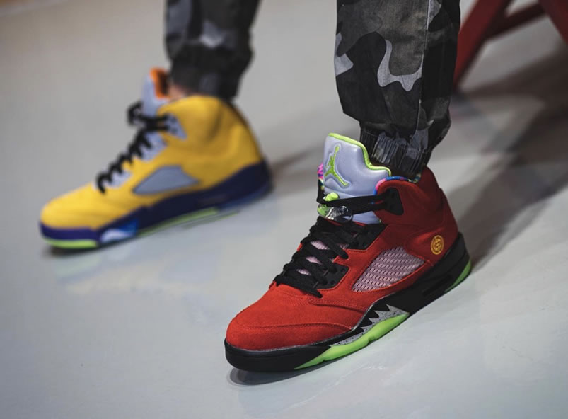 Air Jordan 5 What The 2020 Release Date Cz5725 700 On Feet (3) - newkick.vip