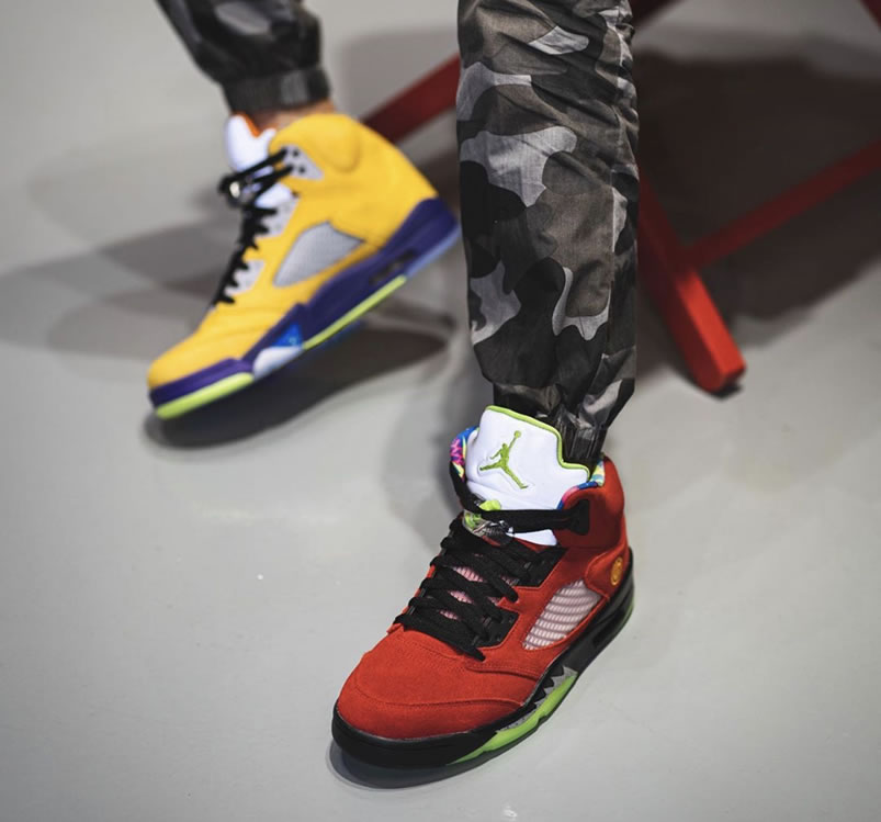 Air Jordan 5 What The 2020 Release Date Cz5725 700 On Feet (4) - newkick.vip