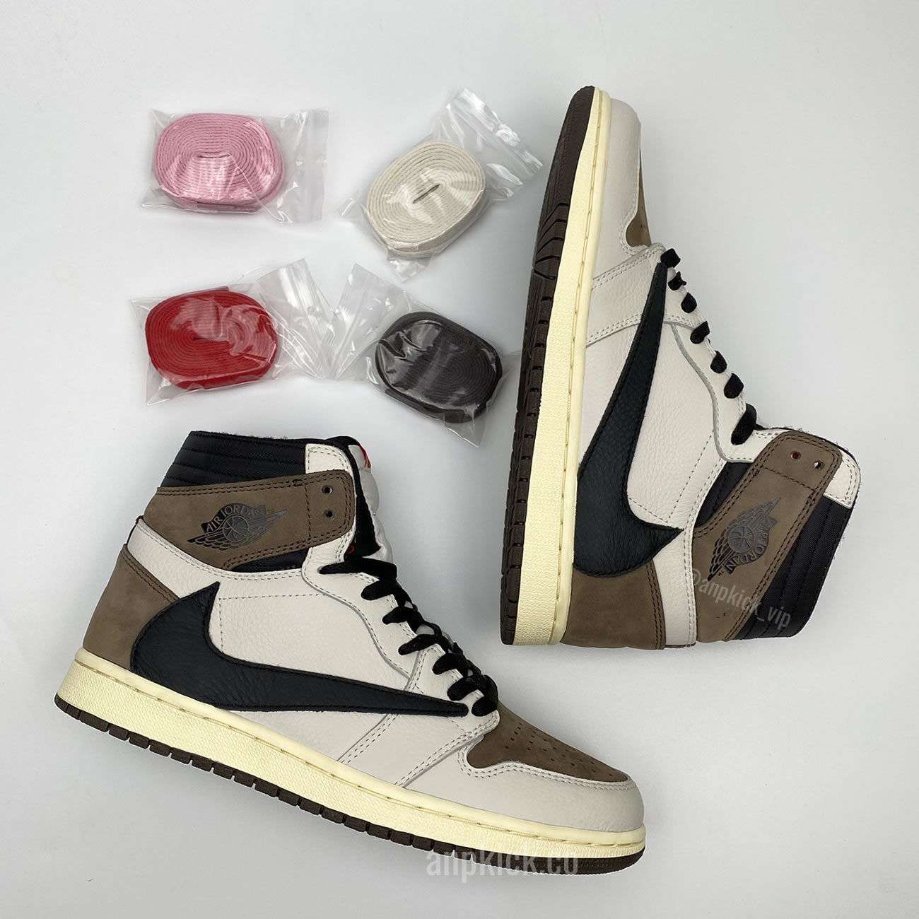 Travis Scott Air Jordan 1 Retro High Sample 2.0 Brown Cactus Jack Anpkick First Look (11) - newkick.vip