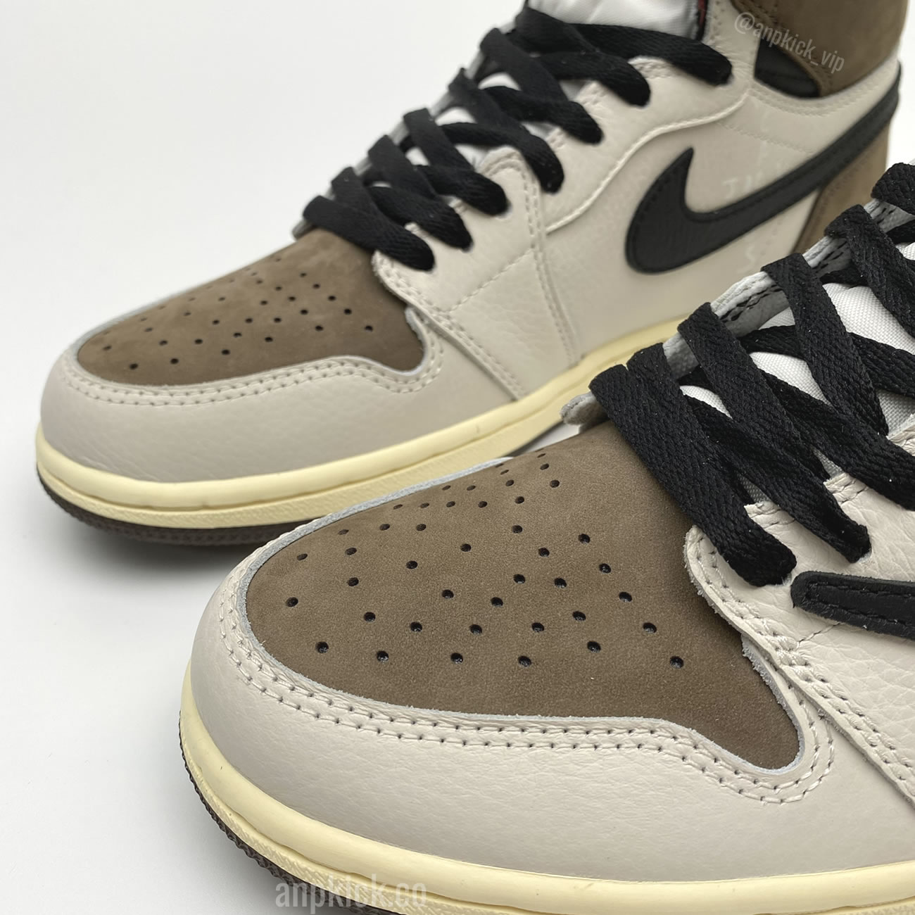 Travis Scott Air Jordan 1 Retro High Sample 2.0 Brown Cactus Jack Anpkick First Look (9) - newkick.vip