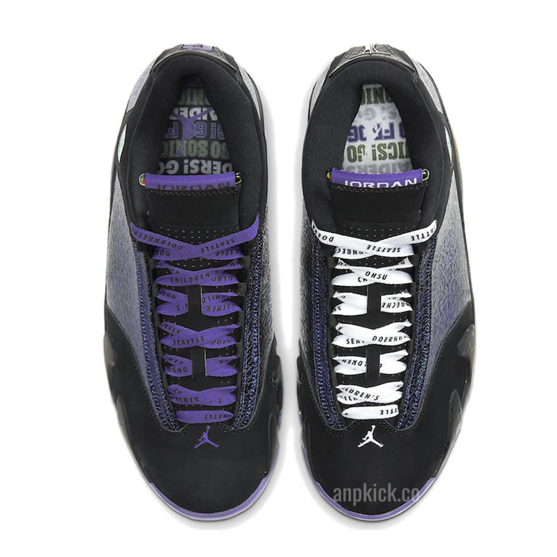 Air Jordan 14 Doernbecher Purple Release Date For Sale Cv2469 001 (4) - newkick.vip