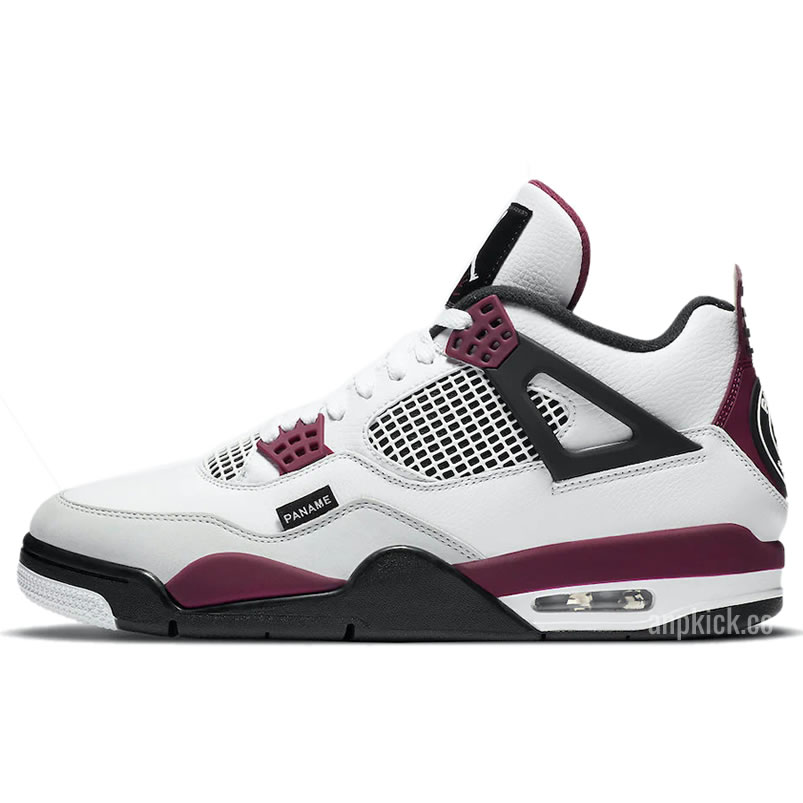 Air Jordan 4 Retro Paris Saint Germain Psg Neutral Grey Bordeaux Cz5624 100 (1) - newkick.vip