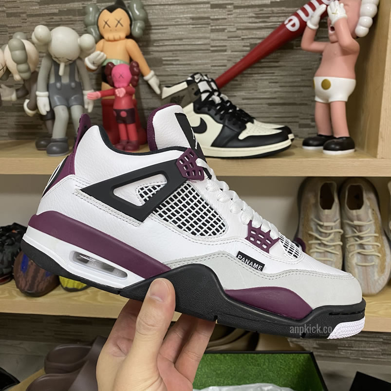 Air Jordan 4 Retro Paris Saint Germain Psg Neutral Grey Bordeaux Cz5624 100 (10) - newkick.vip