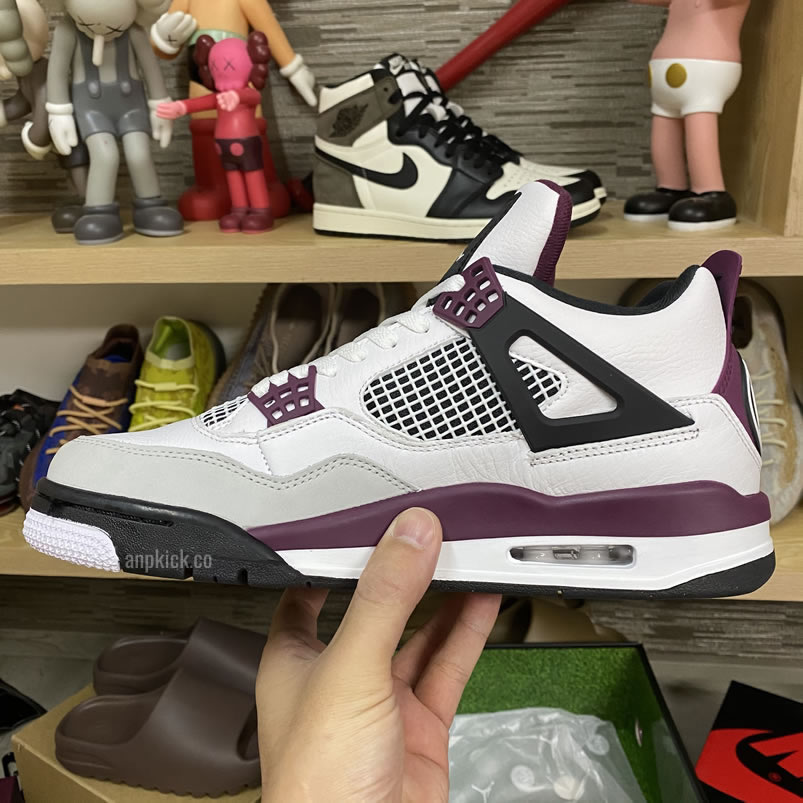 Air Jordan 4 Retro Paris Saint Germain Psg Neutral Grey Bordeaux Cz5624 100 (14) - newkick.vip