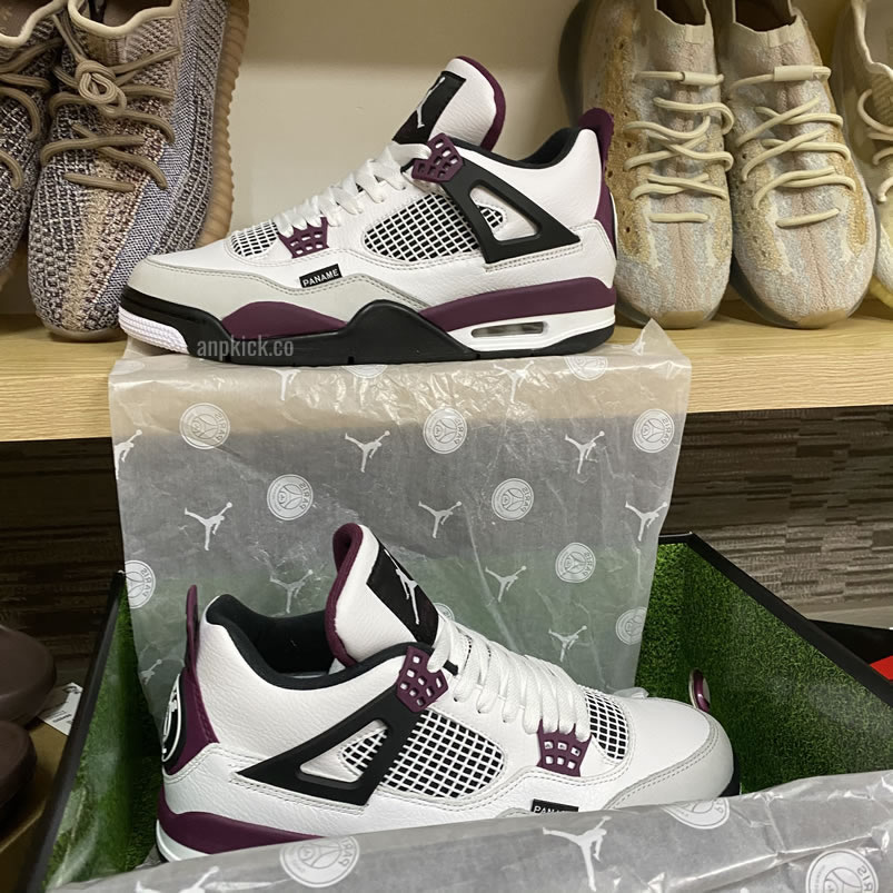 Air Jordan 4 Retro Paris Saint Germain Psg Neutral Grey Bordeaux Cz5624 100 (17) - newkick.vip