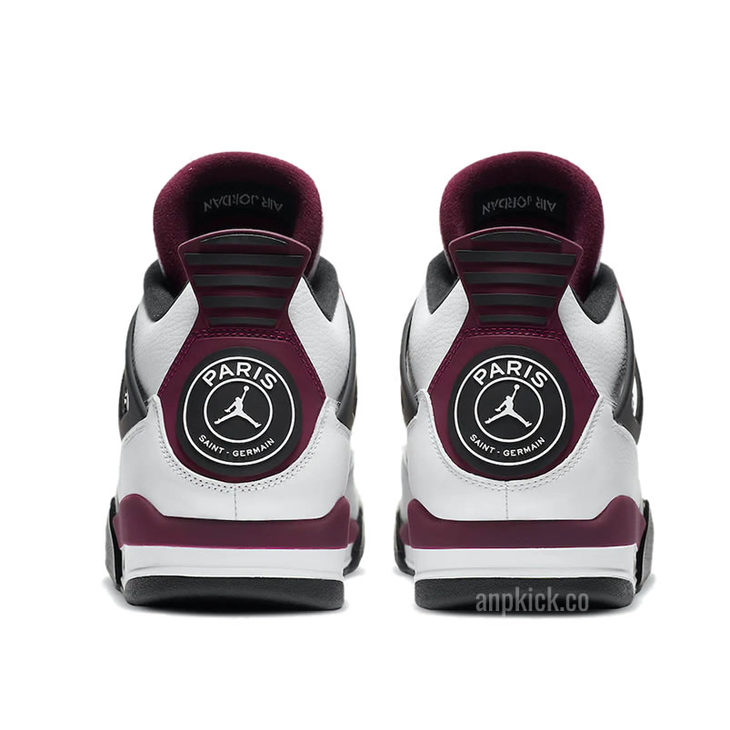 Air Jordan 4 Retro Paris Saint Germain Psg Neutral Grey Bordeaux Cz5624 100 (5) - newkick.vip