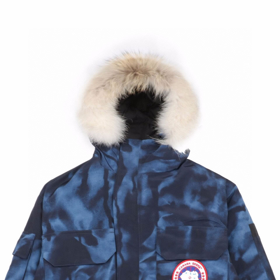 08 Canada Goose 19fw Expedition 4660ma Down Jacket Camouflage Blue (4) - newkick.vip