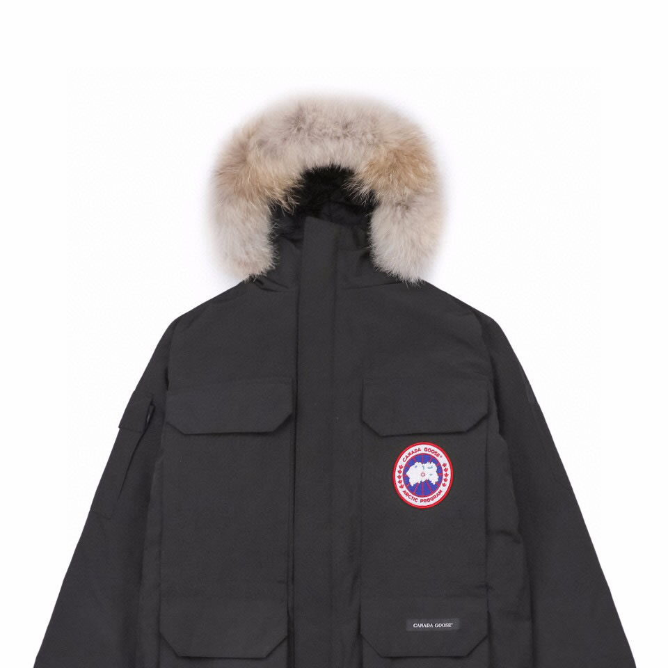 08 Canada Goose 19fw Expedition 4660ma Down Jacket Coat Black (4) - newkick.vip